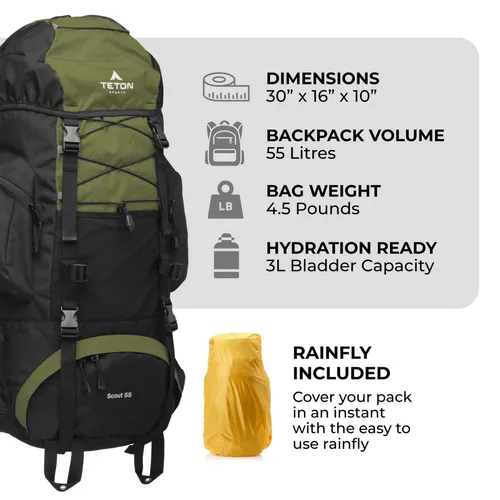 Backpack - Scout 55L (Teton)
