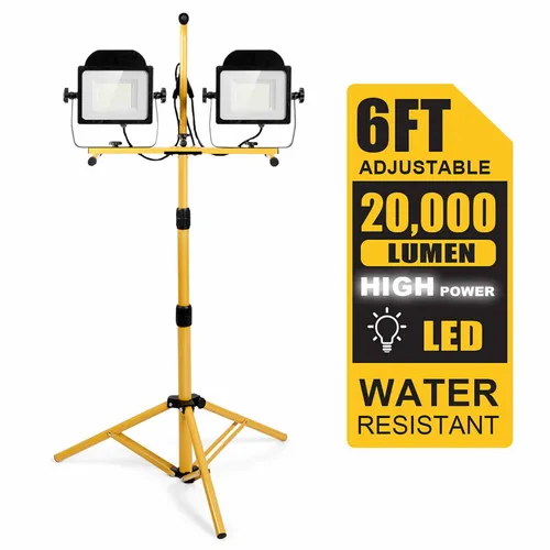 Halogen Light Stand - Dual - Indoor/Outdoor