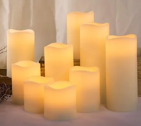 Flameless Flickering Candles Set of 12