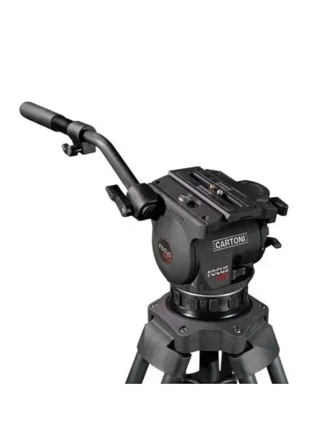 CARTONI FOCUS HD FLUID HEAD & TRIPOD 100MM