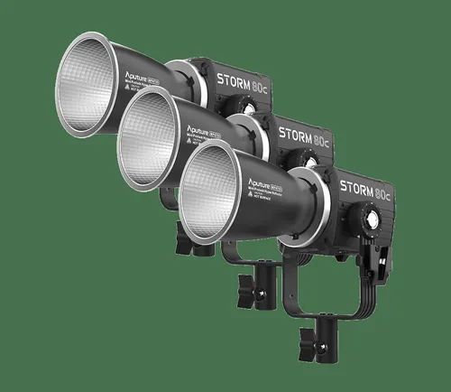 Aputure Storm 80C - 3-light kit