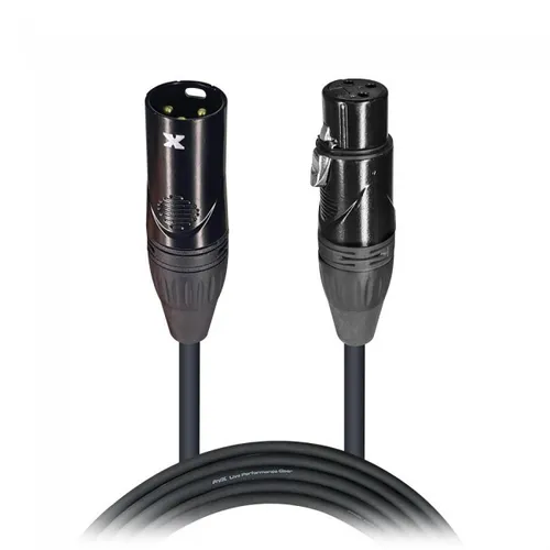 XLR M to XLR F MICROPHONE CABLE 15'