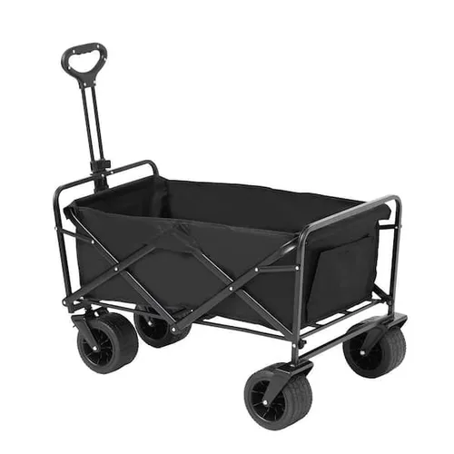 COLLAPSIBLE HEAVY DUTY FOLDING CART WITH ALL-TERRAIN WHEELS