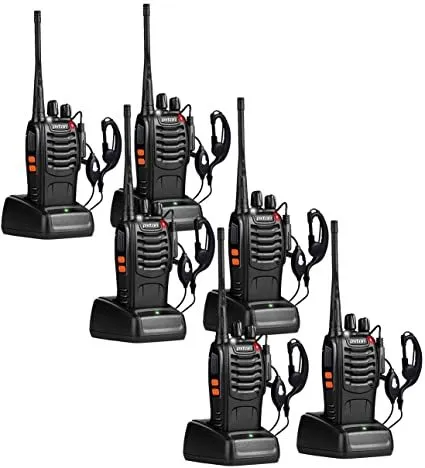 6 WALKIES WITH 16 CHANNEL – 2 WAY RADIOS