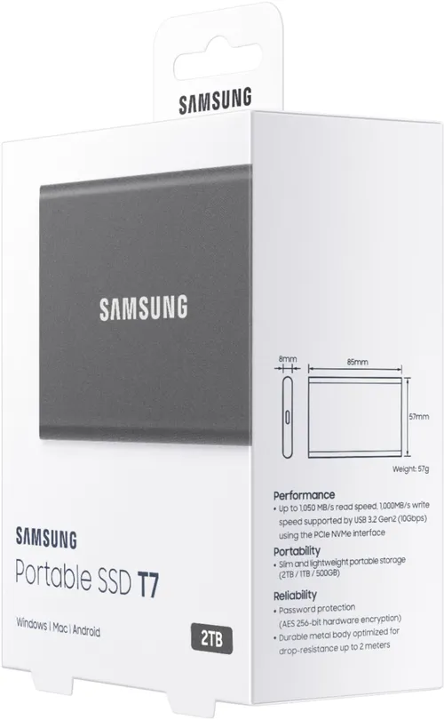 SAMSUNG 2TB T7 PORTABLE SSD