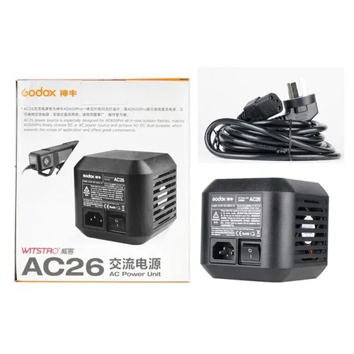 GODOX AC-26 - AC ADAPTER for AD600 Pro / Pro II Flash