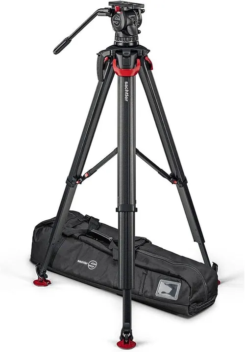 SACHTLER AKTIV10T WITH FLUID HEAD + FLOWTECH TRIPOD