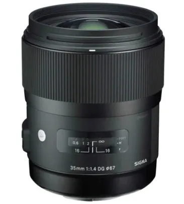 Sigma 35mm F1.4 DG HSM Art Lens for Nikon F