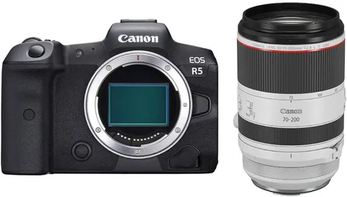 Canon EOS R5 with RF 70-200mm f/2.8L IS USM Lens