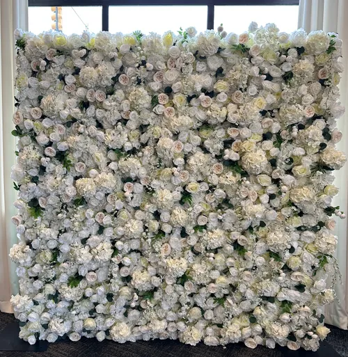 White Floral Wall