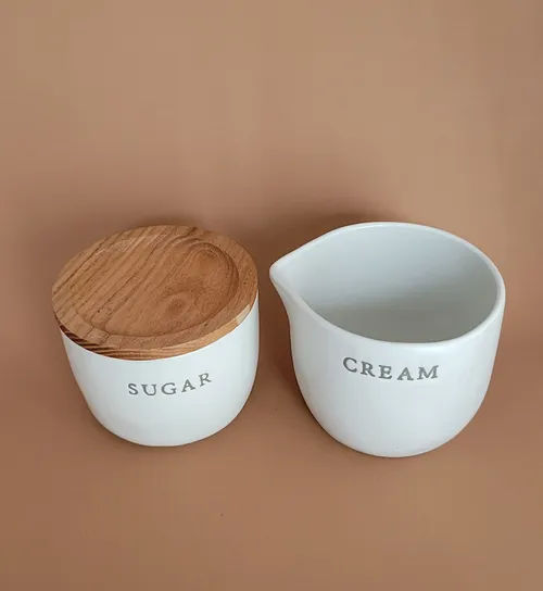 Sugar & cream containers