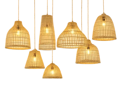 Rattan Lamp shade - Various Sizes & Designs