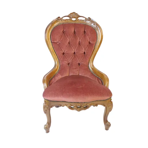pink vintage chair