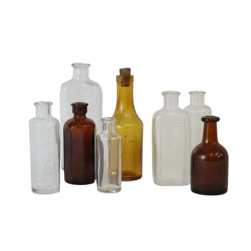 Glass - Apothecary bottles - Various Sizes & Colours
