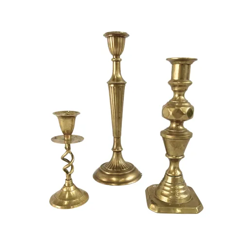 Candlestick - Vintage Brass - various sizes