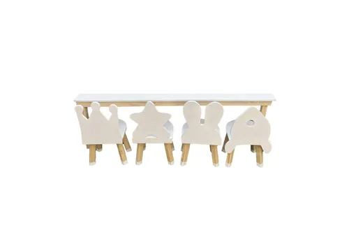 Silla de Madera Blanca Niños