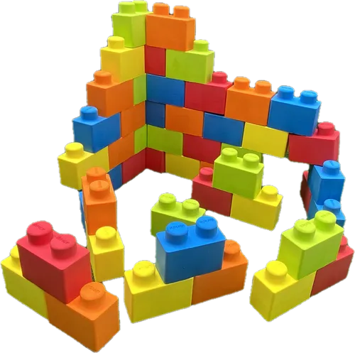 Bricks - Bloques gigantes de Hule Espuma para Niños  40 Piezas