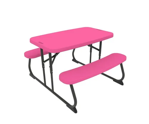 Mesa picnic para niños Rosa
