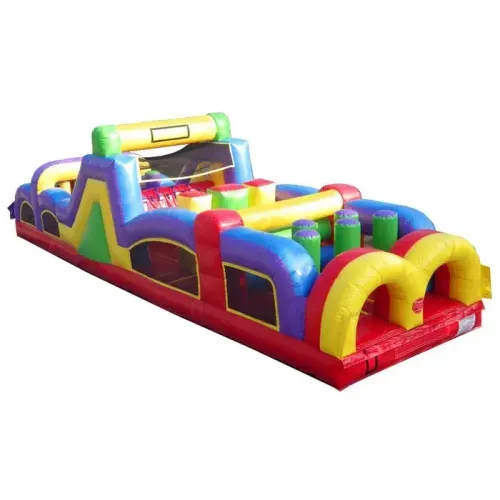 40' Retro Inflatable Obstacle Course