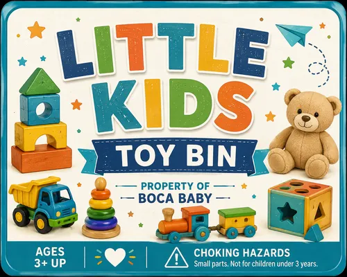 Toys & Book Bin- little kids (3 + up)