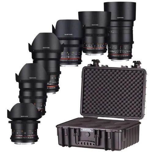 SAMYANG CINEMA SET (14mm, 24mm, 35mm, 50mm, 85mm)
