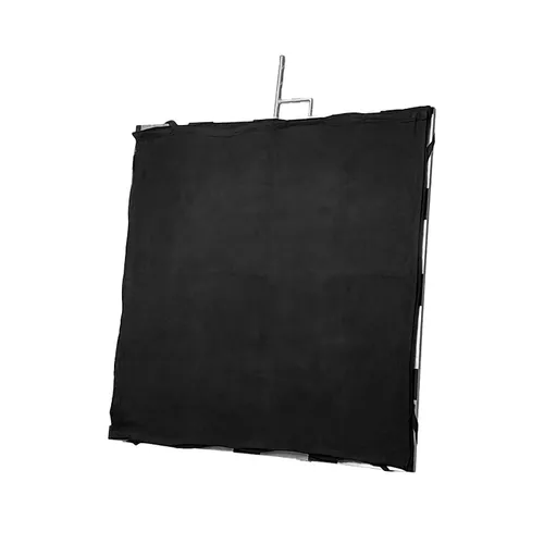 Keret  + anyag 1x1m black single cloth