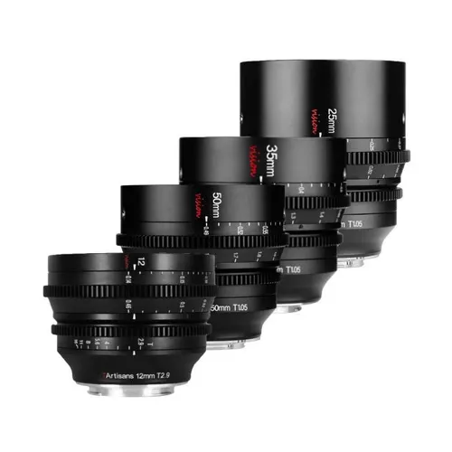 7artisans CINE SET (12mm, 25mm, 35mm, 50mm) T1.05