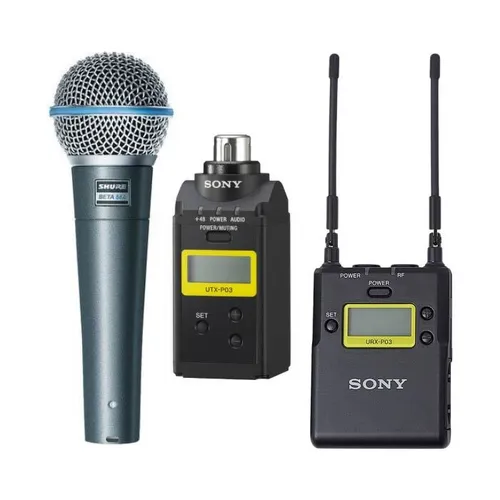 Kézi mikrofon wireless szett