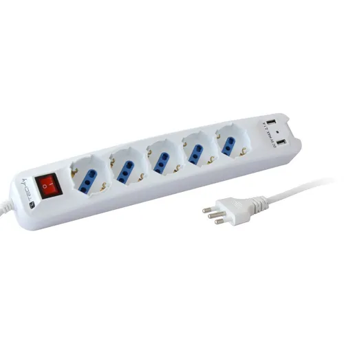 Power strip multiple schuko/italian