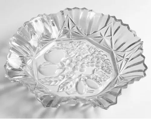 Clear Ruffled Glass Bowls