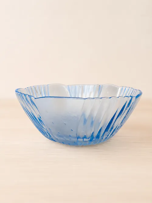 Small Blue Glass Bowls 