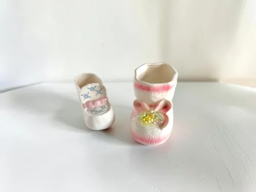 Ceramic Baby Shoes