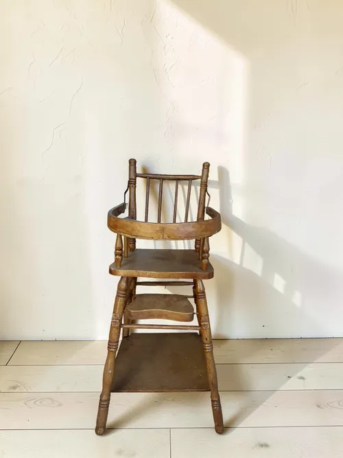 Antique Doll High Chair Prop