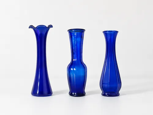 Cobalt Blue Bud Vases
