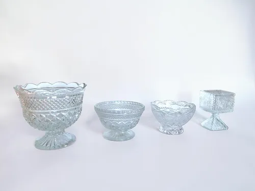 Clear Glass Compotes