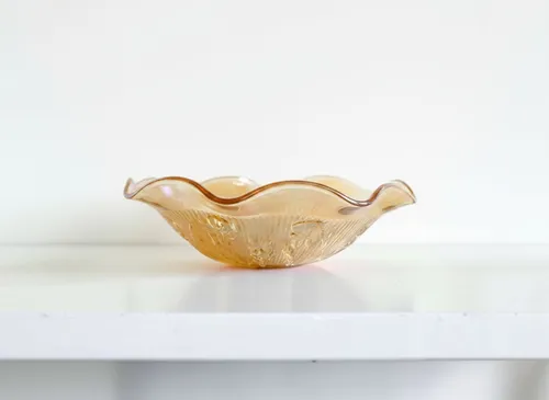 Amber Glass Bowls