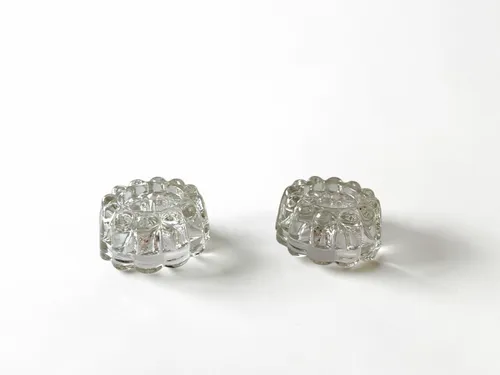 Crystal 3-way reversible candle holders