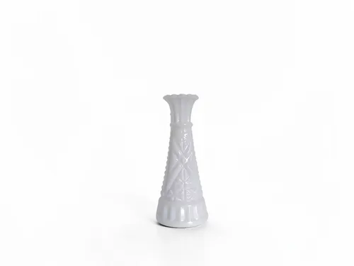 Small Milk Glass Bud Vases