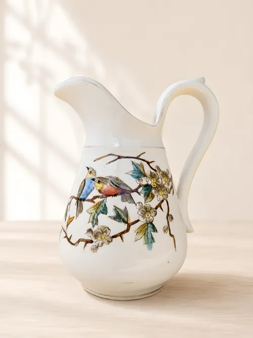 Vintage Bird Creamer Pitcher | Small Decorative Jug
