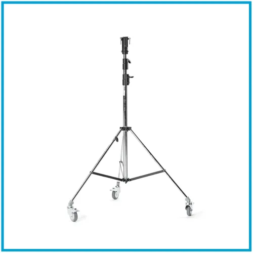 Lichtstativ Broncolor Kombi mit Rollen 225cm, Chrom