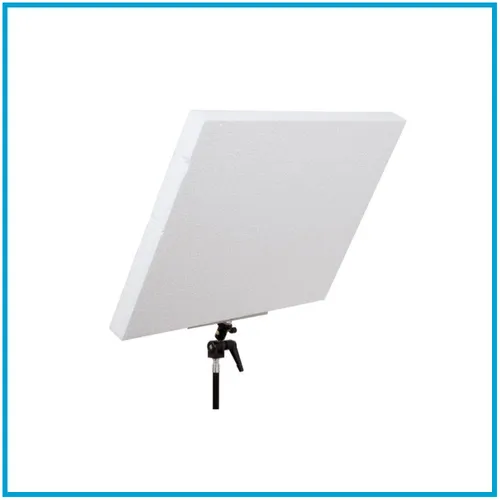 Styro M 1x1m weiss/silber soft