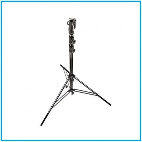 Lichtstativ Manfrotto Alu Kombi 455cm, Lazy Leg, Schwarz