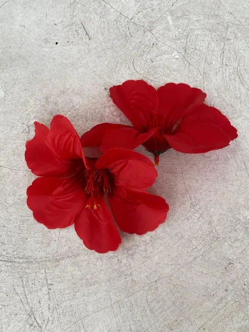 Red Artificial Hibiscus Flowers