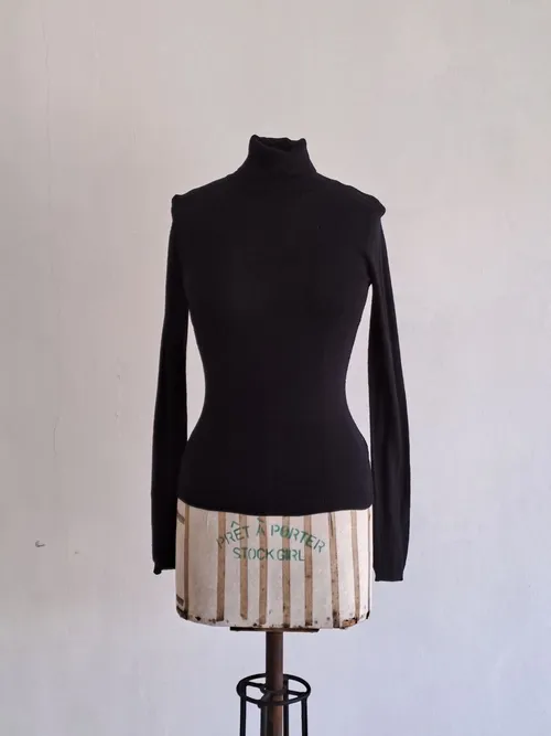 Black Knitted Turtleneck 
