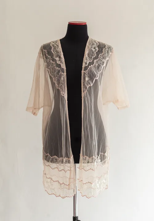 Sheer Lace Kimono