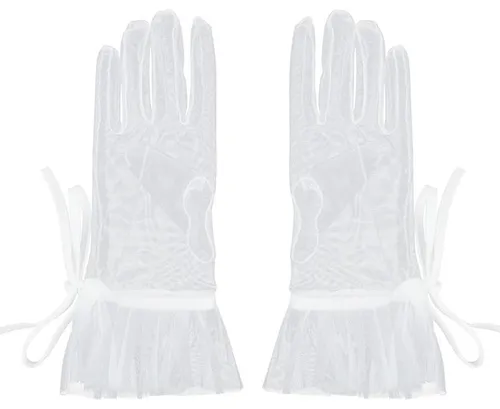 Sheer White Gloves 