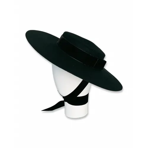 Rose Cherie Paris Black Couture Hat 