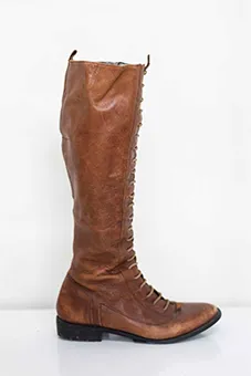 Leather Lace up Boots