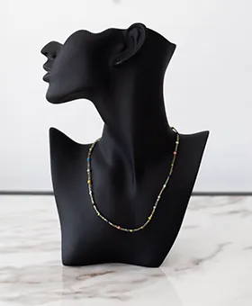 Tiny Multicolour Bead Necklace
