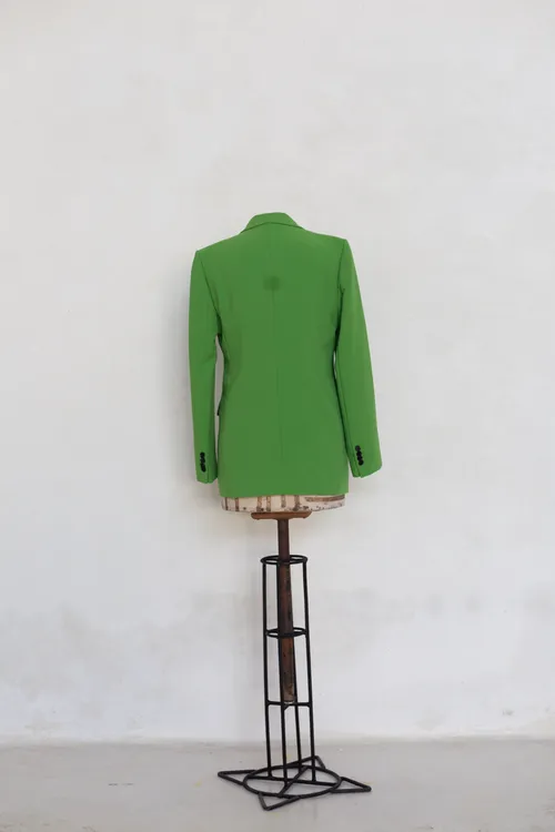 Green Buttoned Blazer